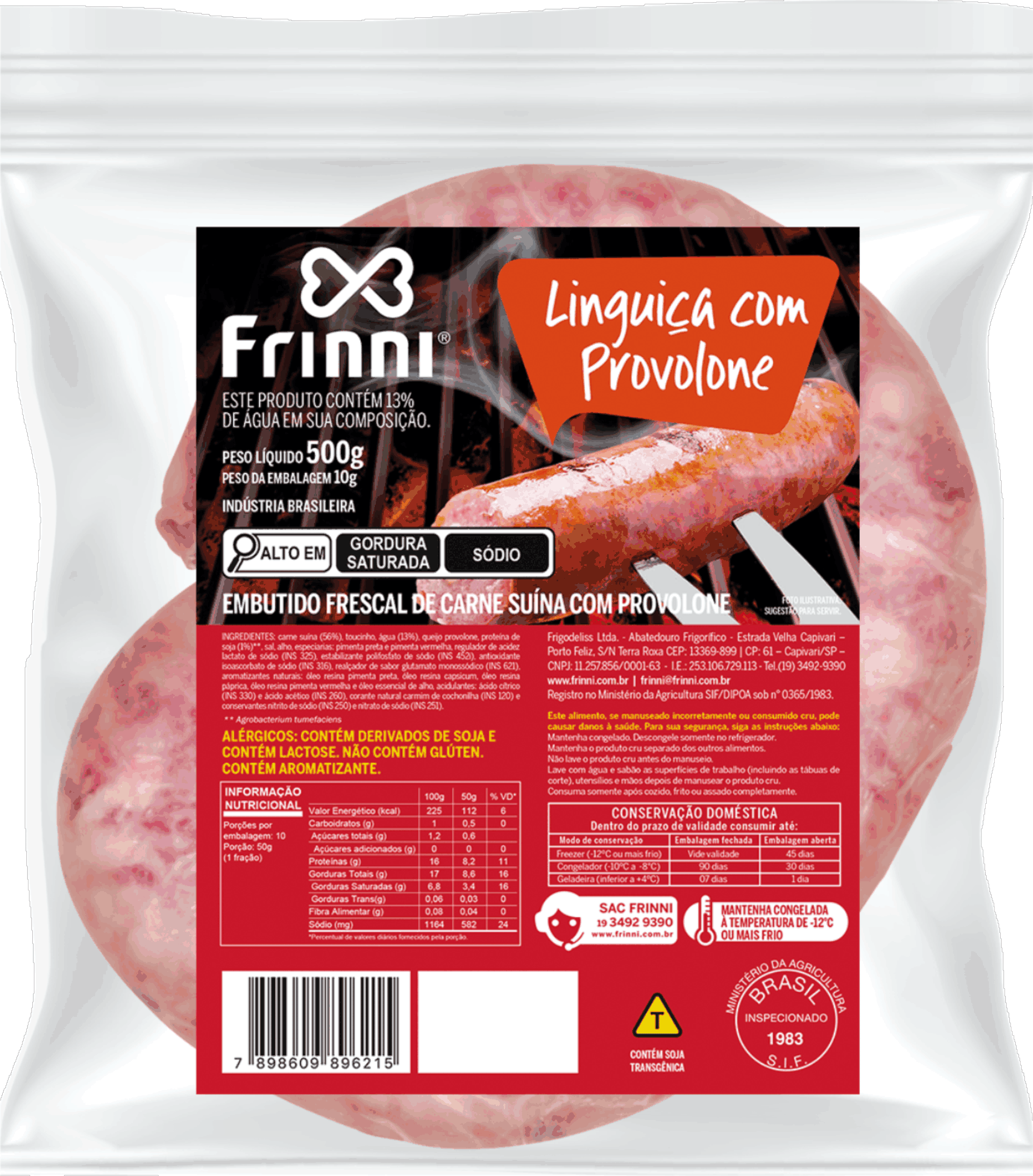 linguiça de pernil Fininha